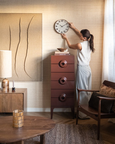 Wall Clock Bono Brown - Things I Like Things I Love