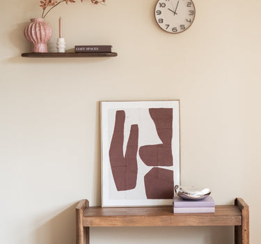 Wall Clock Bono Brown - Things I Like Things I Love