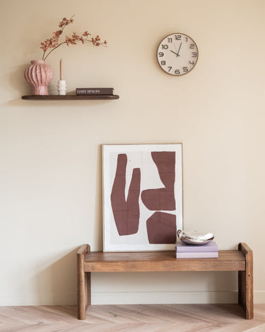 Wall Clock Bono Brown - Things I Like Things I Love