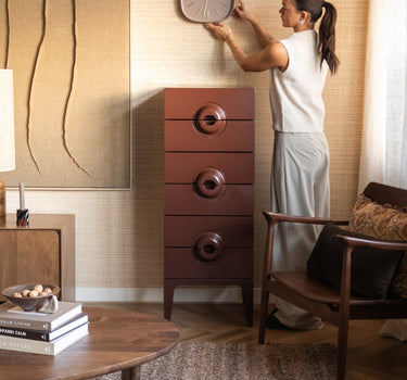 Wall Clock Luno Taupe - Things I Like Things I Love