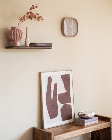 Wall Clock Luno Taupe - Things I Like Things I Love