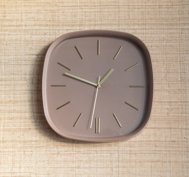 Wall Clock Luno Taupe - Things I Like Things I Love