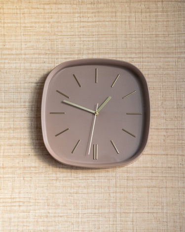 Wall Clock Luno Taupe - Things I Like Things I Love