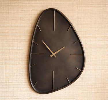 Wall Clock Organic Brass - Things I Like Things I Love