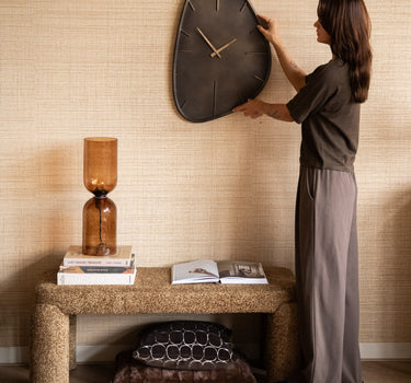 Wall Clock Organic Brass - Things I Like Things I Love