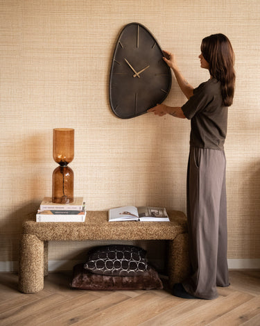 Wall Clock Organic Brass - Things I Like Things I Love