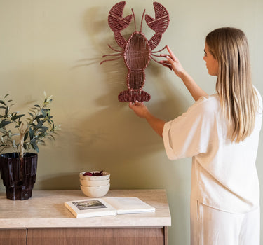 Wall Deco Lobster Pink - Things I Like Things I Love