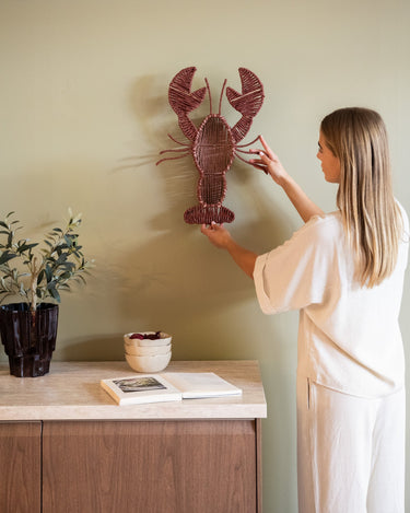 Wall Deco Lobster Pink - Things I Like Things I Love