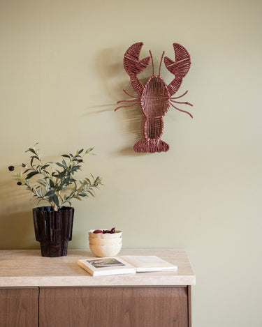 Wall Deco Lobster Pink - Things I Like Things I Love