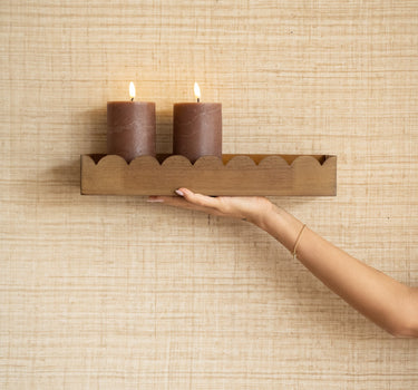 Wall Shelf Wavy Wood - Things I Like Things I Love