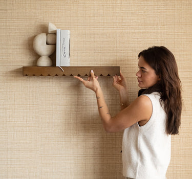 Wall Shelf Wavy Wood - Things I Like Things I Love