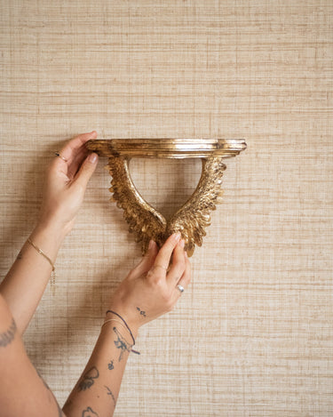 Wall Shelf Wings Gold - Things I Like Things I Love