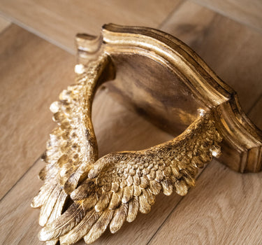 Wall Shelf Wings Gold - Things I Like Things I Love