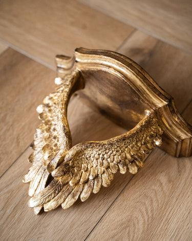 Wall Shelf Wings Gold - Things I Like Things I Love