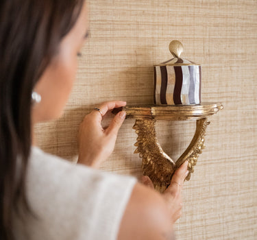 Wall Shelf Wings Gold - Things I Like Things I Love