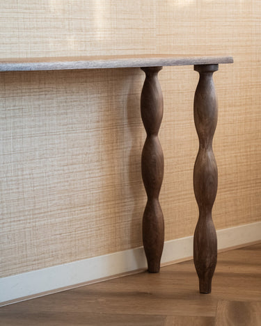 Wall Table Fusain Mango Wood - Things I Like Things I Love