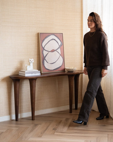 Wall Table Zali Acacia Wood - Things I Like Things I Love