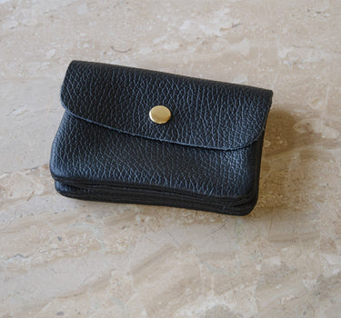 Wallet Lisa Small REAL LEATHER Zwart - Things I Like Things I Love