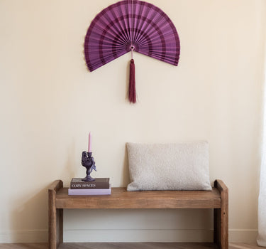 Wanddecoratie Waaier Bobby Bamboe Paars - Things I Like Things I Love