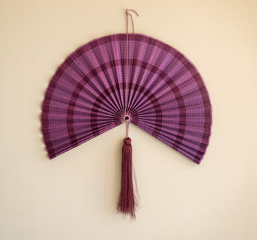 Wanddecoratie Waaier Bobby Bamboe Paars - Things I Like Things I Love