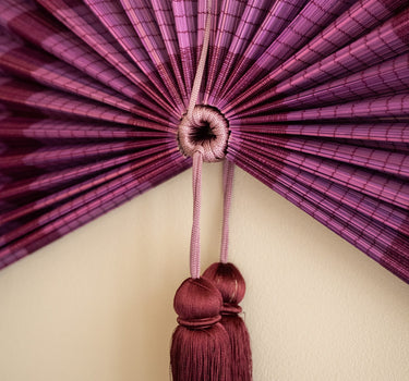 Wanddecoratie Waaier Bobby Bamboe Paars - Things I Like Things I Love