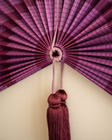 Wanddecoratie Waaier Bobby Bamboe Paars - Things I Like Things I Love