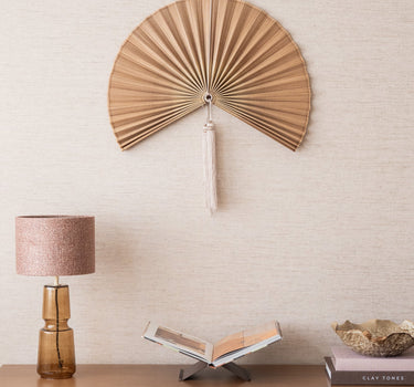 Wanddecoratie Waaier Lio Bamboe Roze - Things I Like Things I Love