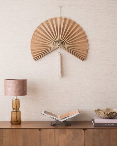 Wanddecoratie Waaier Lio Bamboe Roze - Things I Like Things I Love