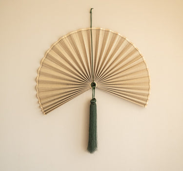 Wanddecoratie Waaier Rio Bamboe Groen - Things I Like Things I Love