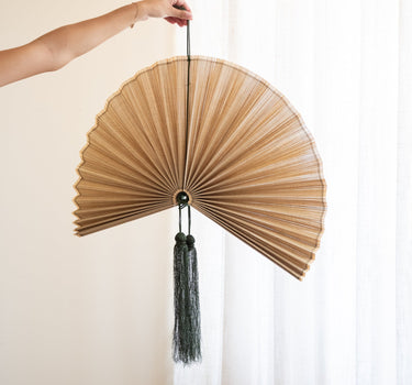 Wanddecoratie Waaier Rio Bamboe Groen - Things I Like Things I Love