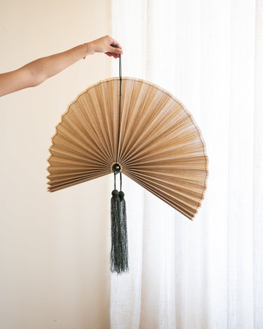 Wanddecoratie Waaier Rio Bamboe Groen - Things I Like Things I Love