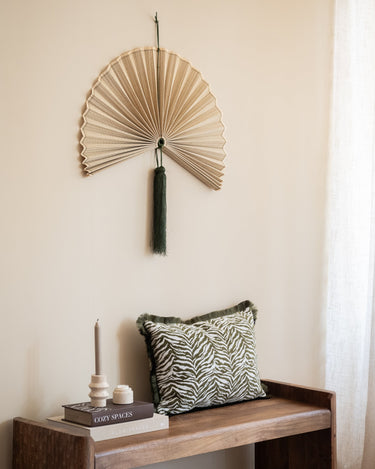 Wanddecoratie Waaier Rio Bamboe Groen - Things I Like Things I Love