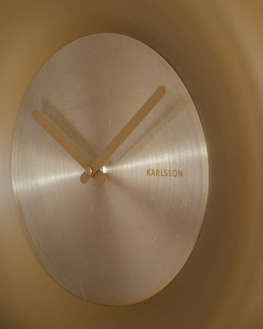 Wandklok Cadiz Caramel / Goud - Things I Like Things I Love