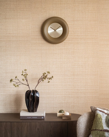Wandklok Cadiz Caramel / Goud - Things I Like Things I Love