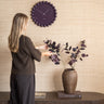 Wandklok Dotty Aubergine - Things I Like Things I Love