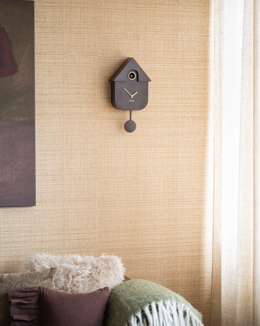 Wandklok Moderne Koekoek Mauve / Bruin - Things I Like Things I Love