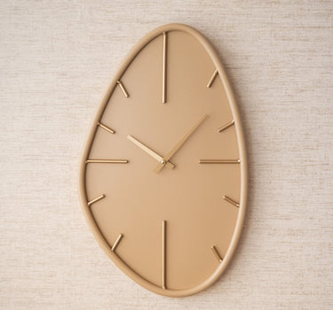 Wandklok Organisch Beige - Things I Like Things I Love