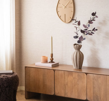 Wandklok Organisch Beige - Things I Like Things I Love