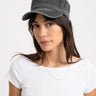 Washed Army Cap Billie Dark Grey - Things I Like Things I Love