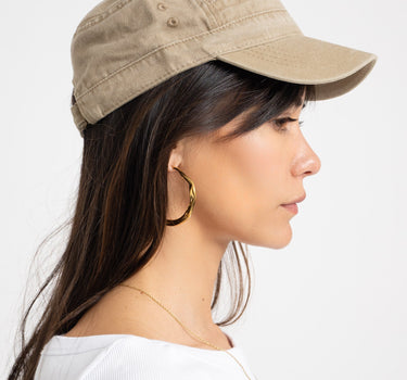 Washed Army Cap Billie Sand - Things I Like Things I Love