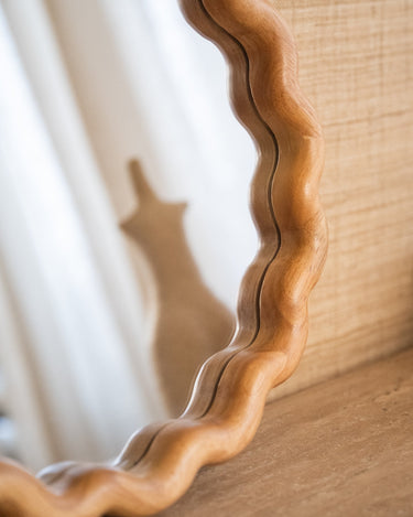 Wavy Mirror Onda Wood - Things I Like Things I Love