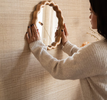 Wavy Mirror Onda Wood - Things I Like Things I Love