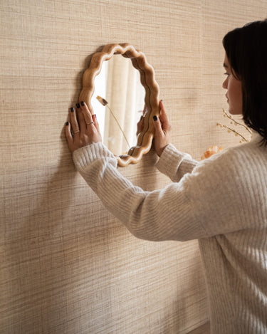 Wavy Mirror Onda Wood - Things I Like Things I Love