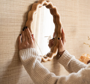 Wavy Mirror Onda Wood - Things I Like Things I Love