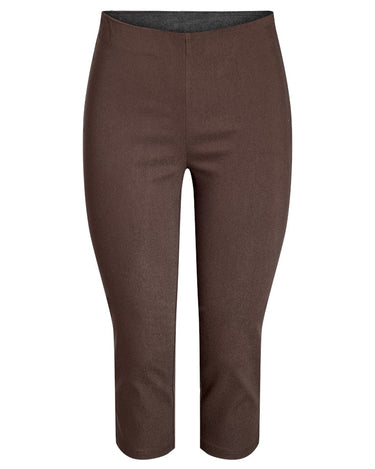 Wayne Capri Pants Chocolate Brown - Things I Like Things I Love