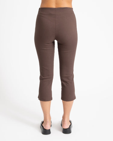 Wayne Capri Pants Chocolate Brown - Things I Like Things I Love