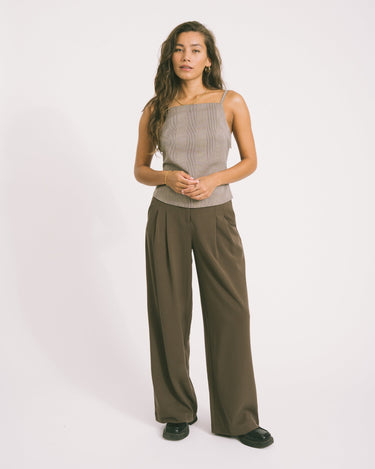 Wera Check Top Toasted Coconut - Things I Like Things I Love