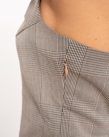 Wera Check Top Toasted Coconut - Things I Like Things I Love