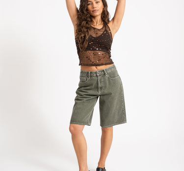 Willow Halterneck Top Knit Chocolate Martini - Things I Like Things I Love