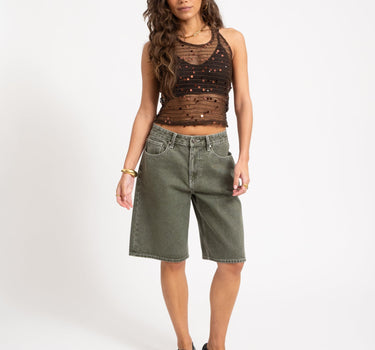 Willow Halterneck Top Knit Chocolate Martini - Things I Like Things I Love